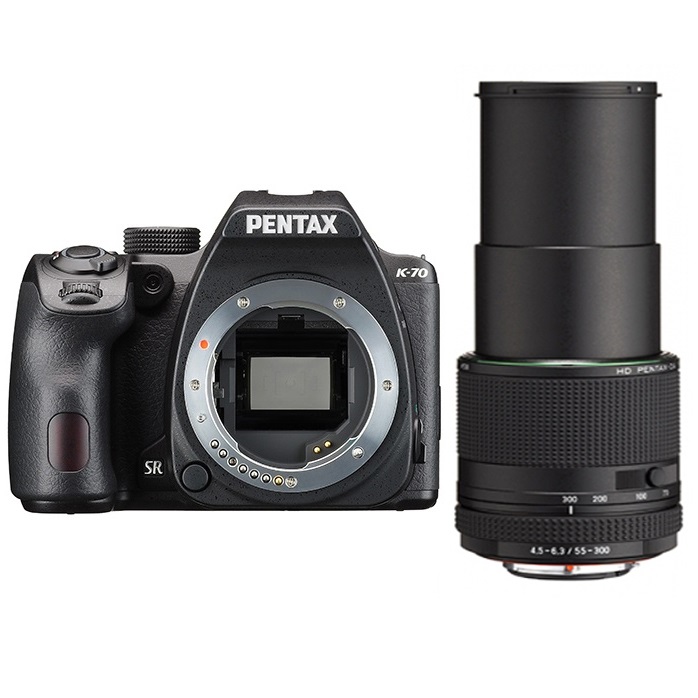 Зеркальная камера PENTAX K-70+DA 55-300mm SPECIAL KIT